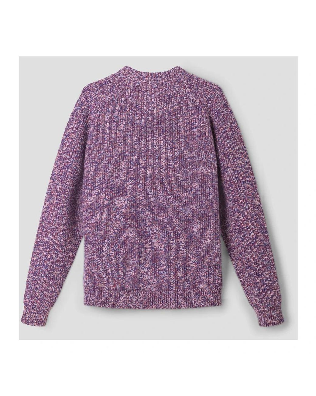 Roberto Collina Purple Round-Neck Knitwear for men