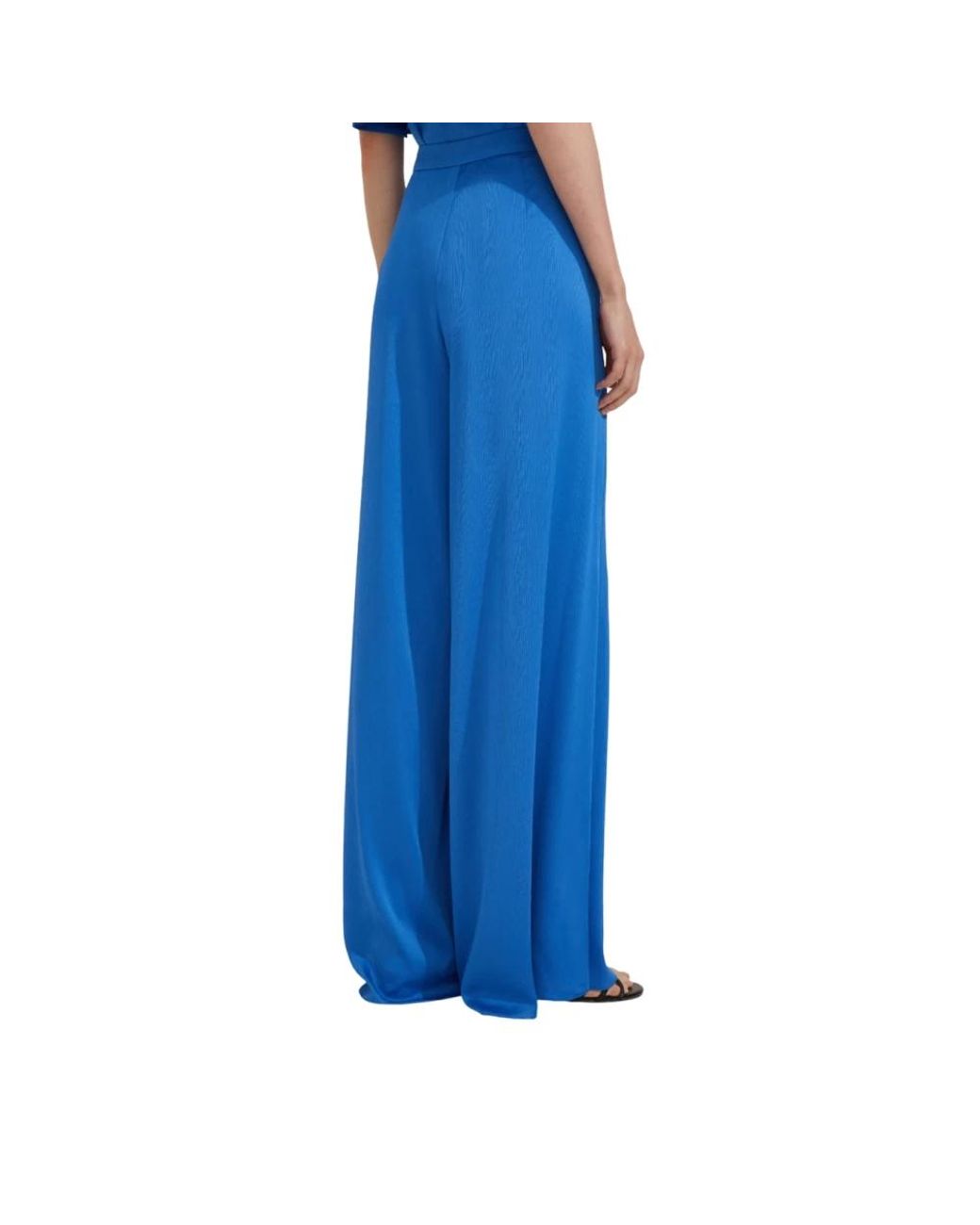 Marella Blue Wide Trousers