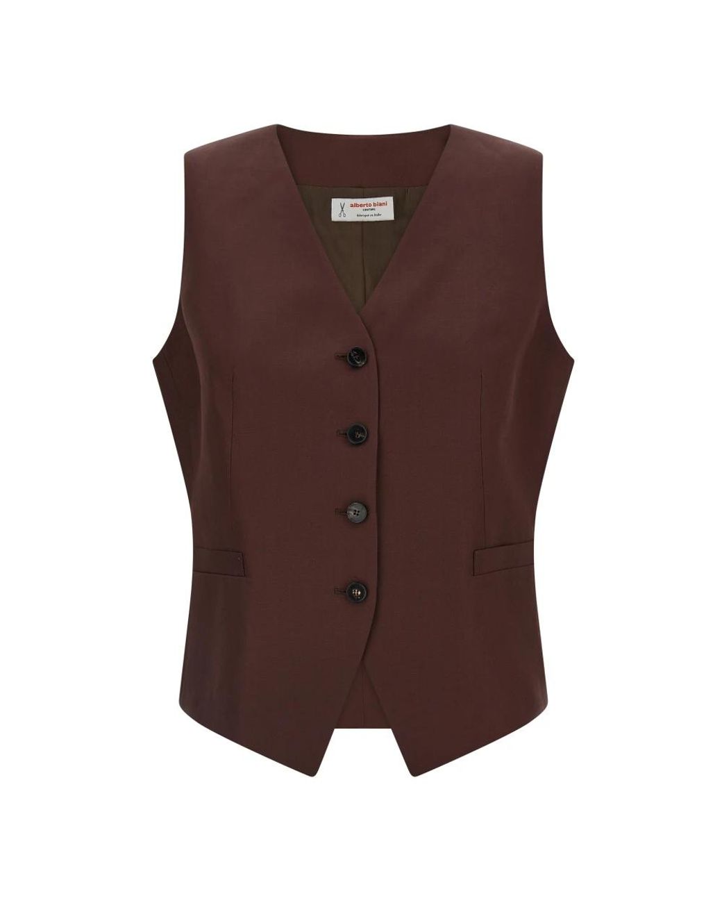 Alberto Biani Brown Waistcoats