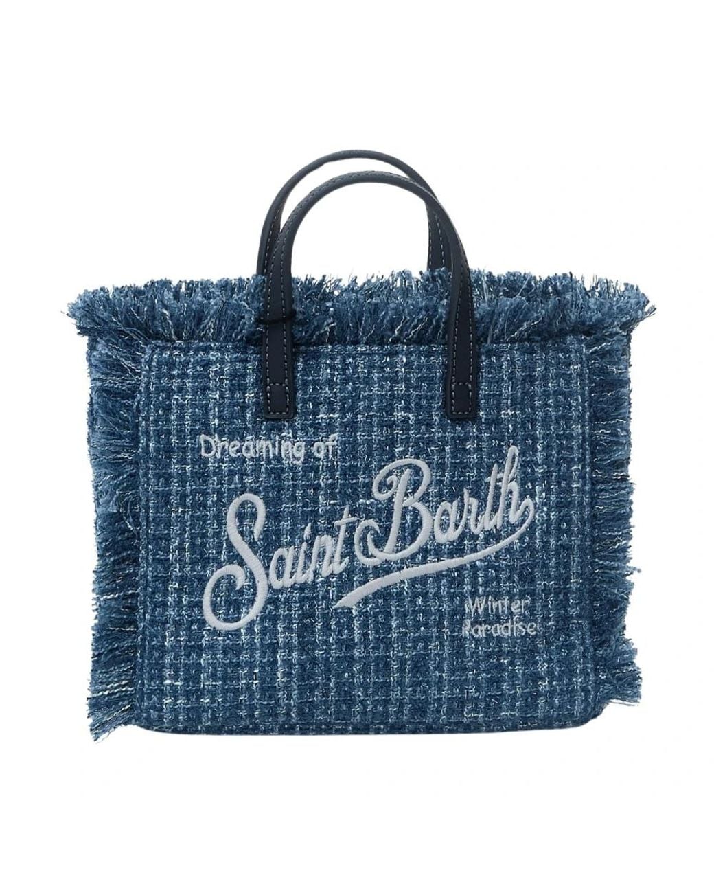 Mc2 Saint Barth Blue Shopping Bags