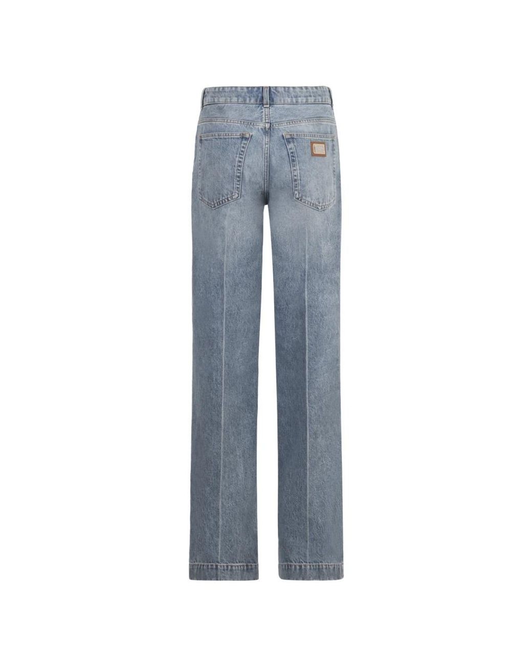 Dolce & Gabbana Blue Straight Fit Jeans