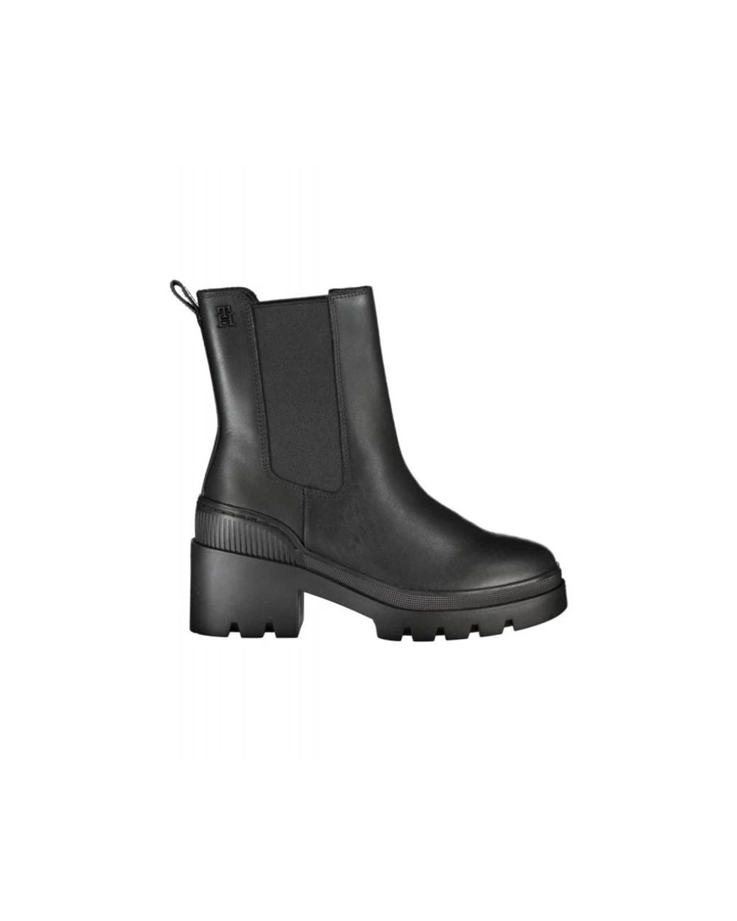 Tommy Hilfiger Black Heeled Boots