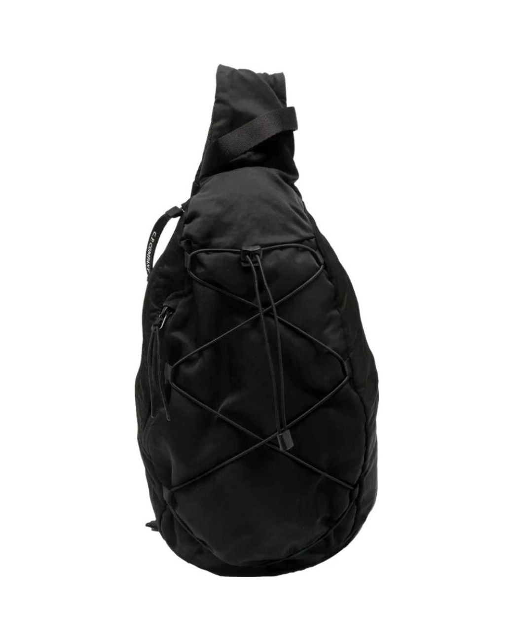 C P Company Black Cross Body Bags for men