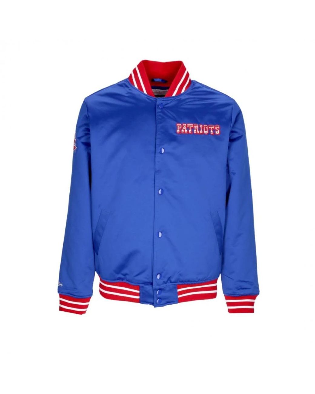 Mitchell & Ness Blue Bomber Jackets for men