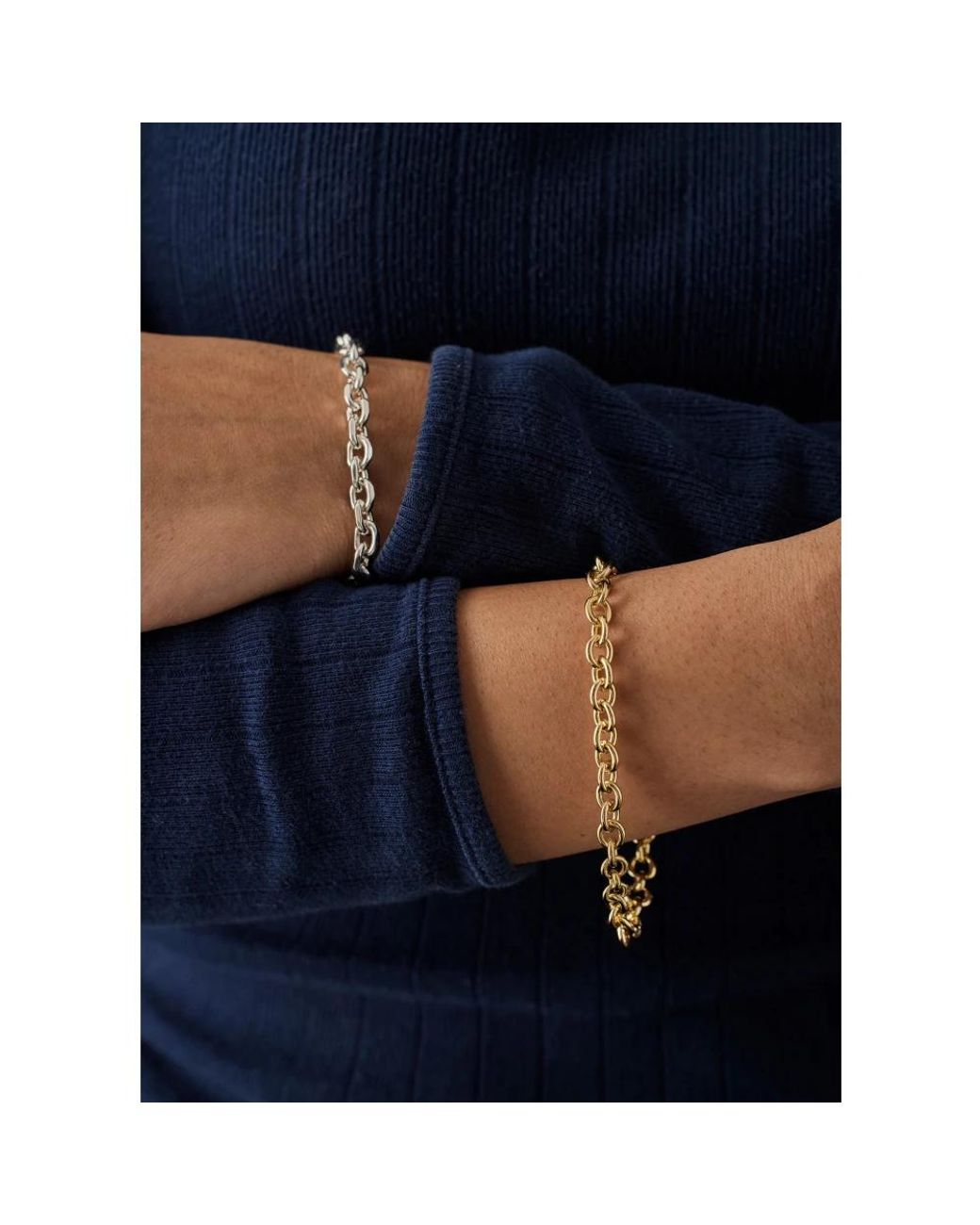 Bracelets Holmen Copenhagen de color Metallic