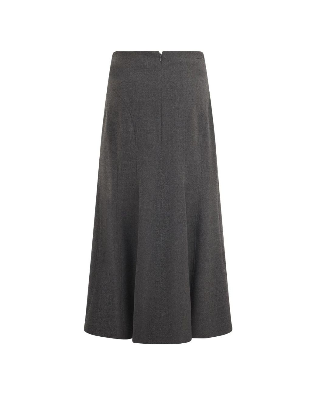 Alberta Ferretti Gray Midi Skirts