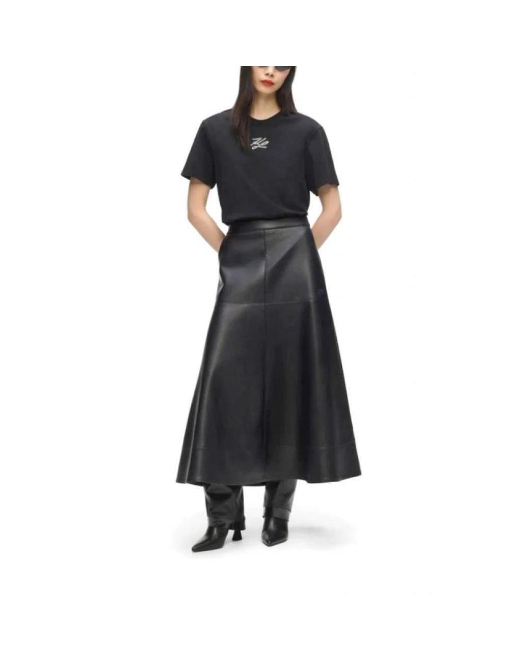 Karl Lagerfeld Black T-Shirts