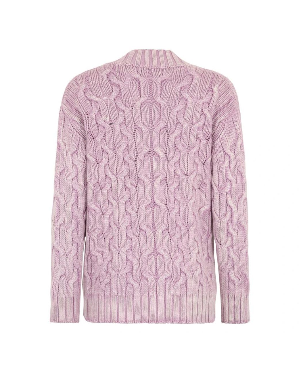 Malo Pink V-Neck Knitwear