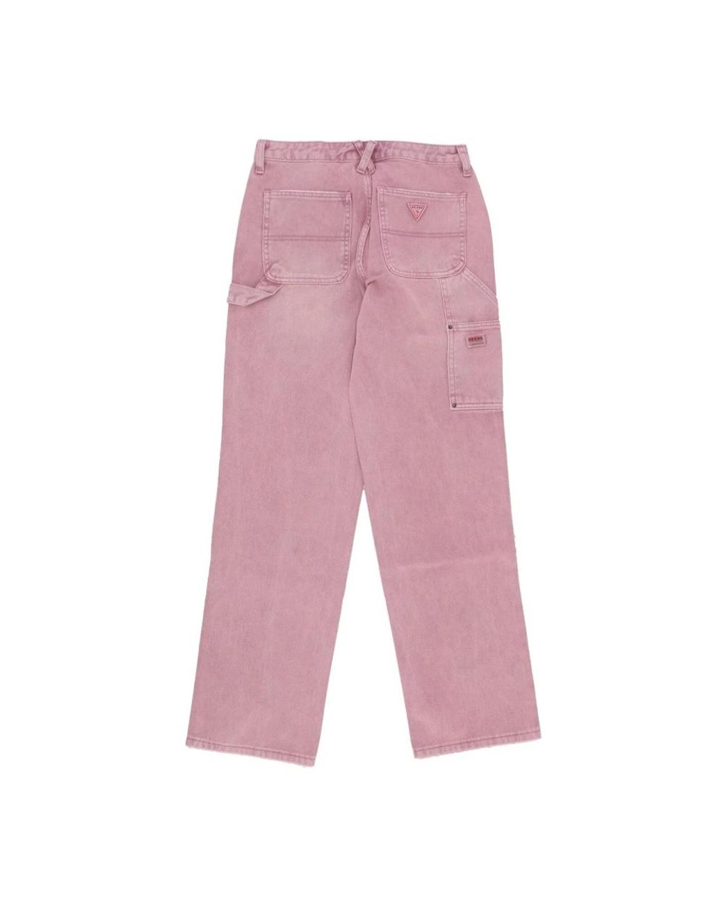 Guess Pink Straight Trousers