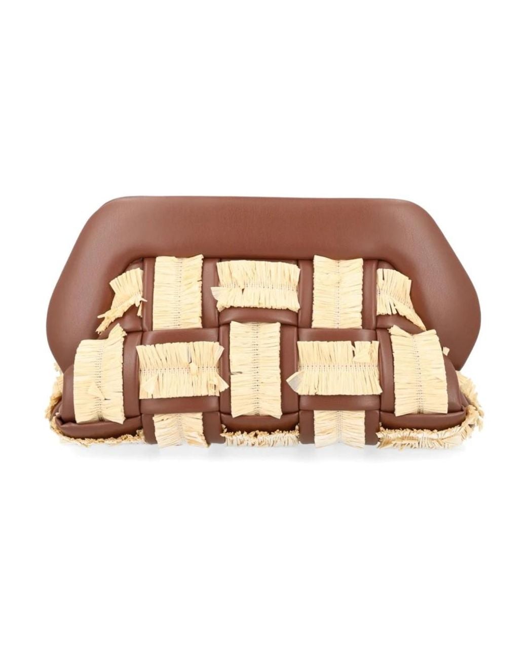 Clutches THEMOIRÈ de color Brown