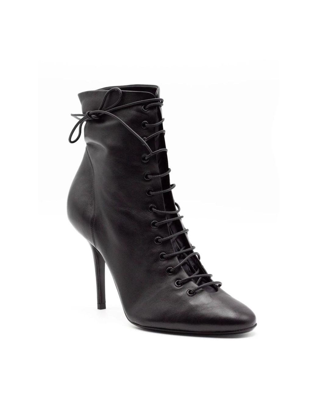 ALEVI Black Lace-Up Boots