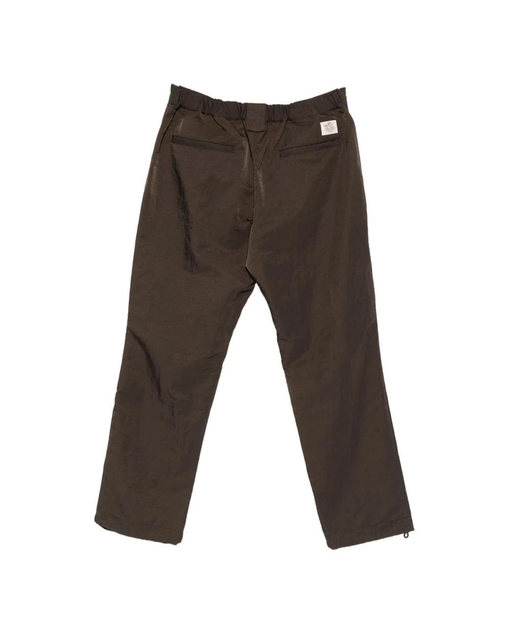 RANRA Brown Straight Trousers for men