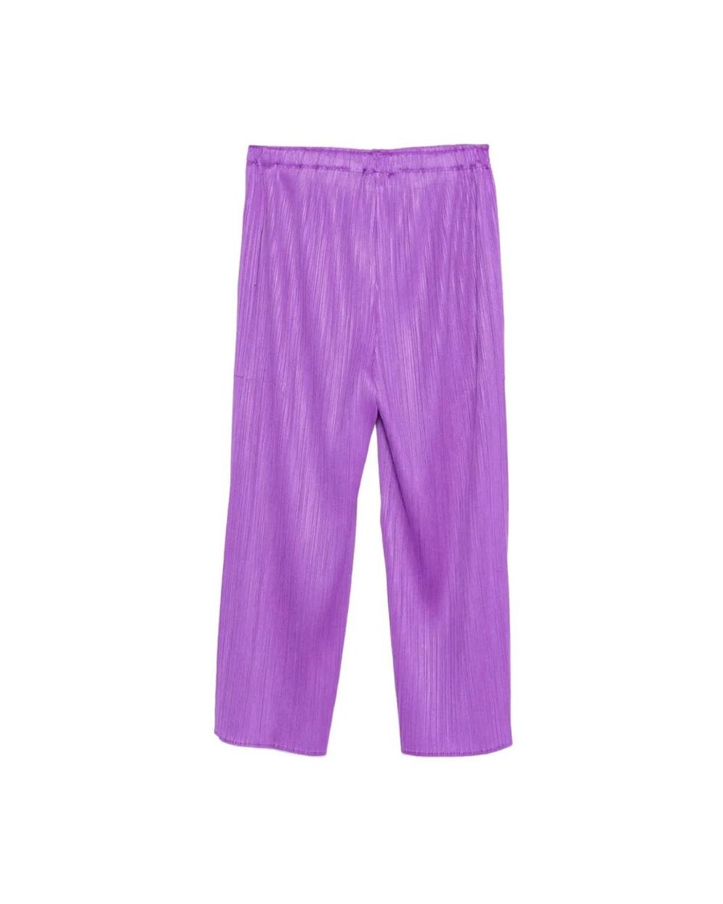 Issey Miyake Purple Wide Trousers