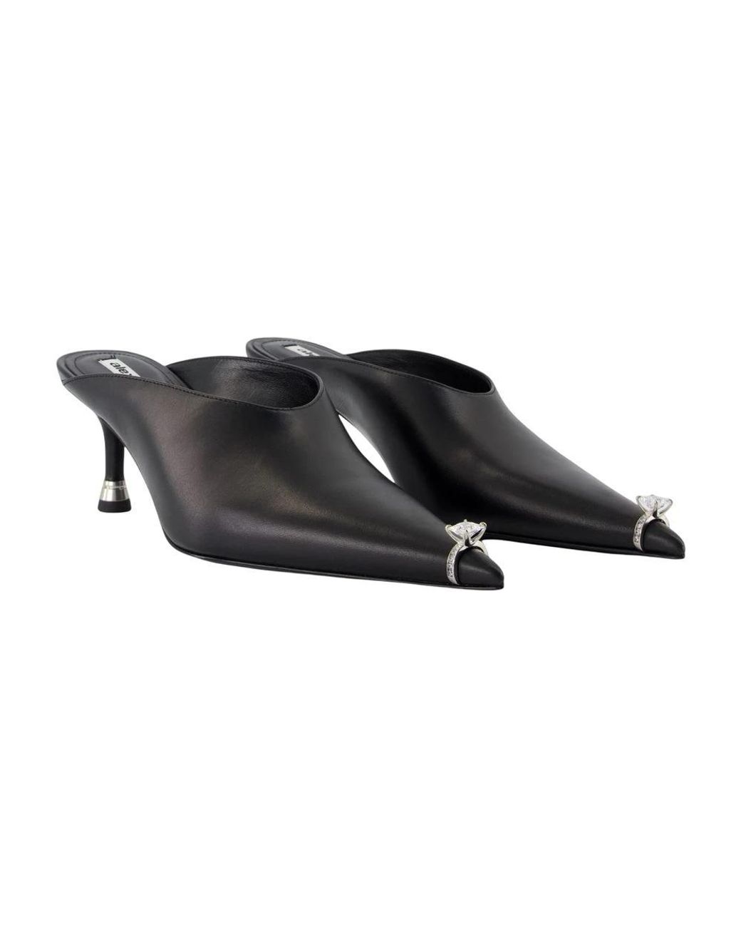 Alexander Wang Blue Heeled Mules