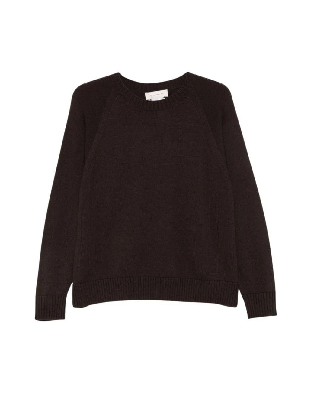 Max Mara Black Round-Neck Knitwear