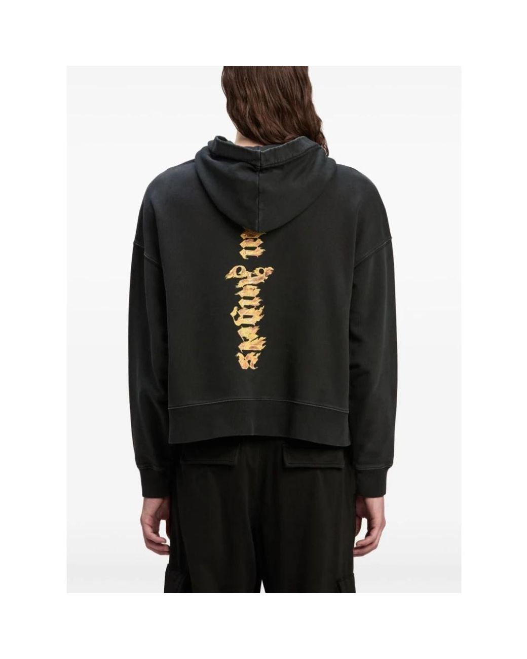 Palm Angels Black Hoodies for men