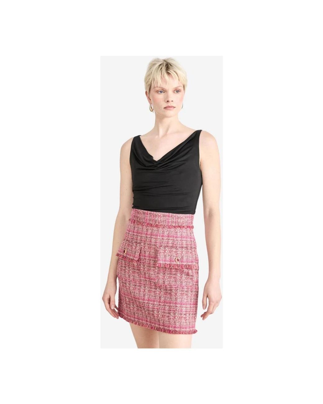 Marciano Black Sleeveless Tops