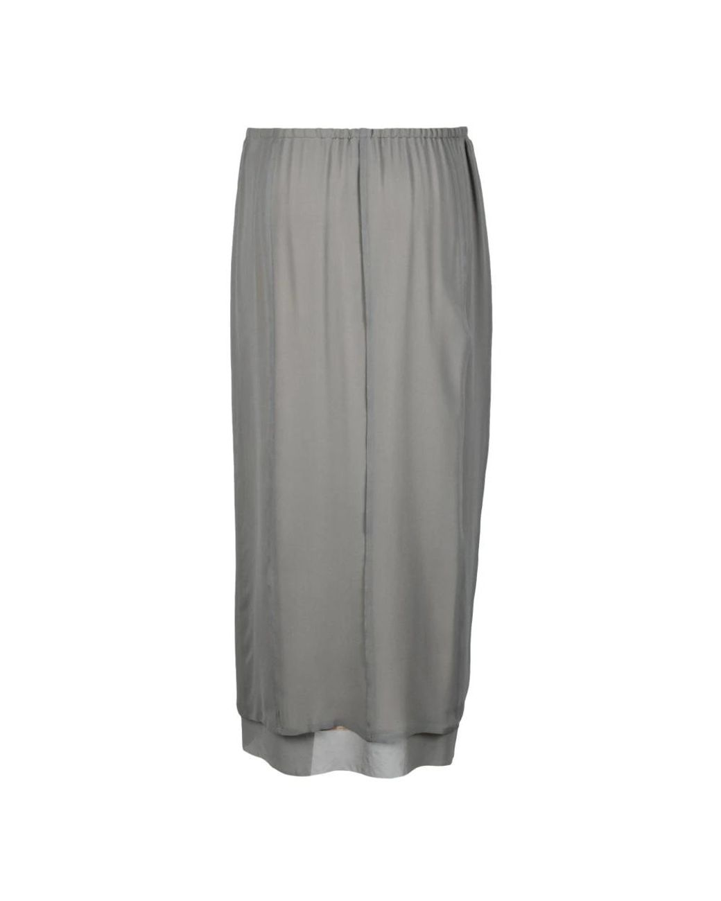 Alysi Gray Midi Skirts
