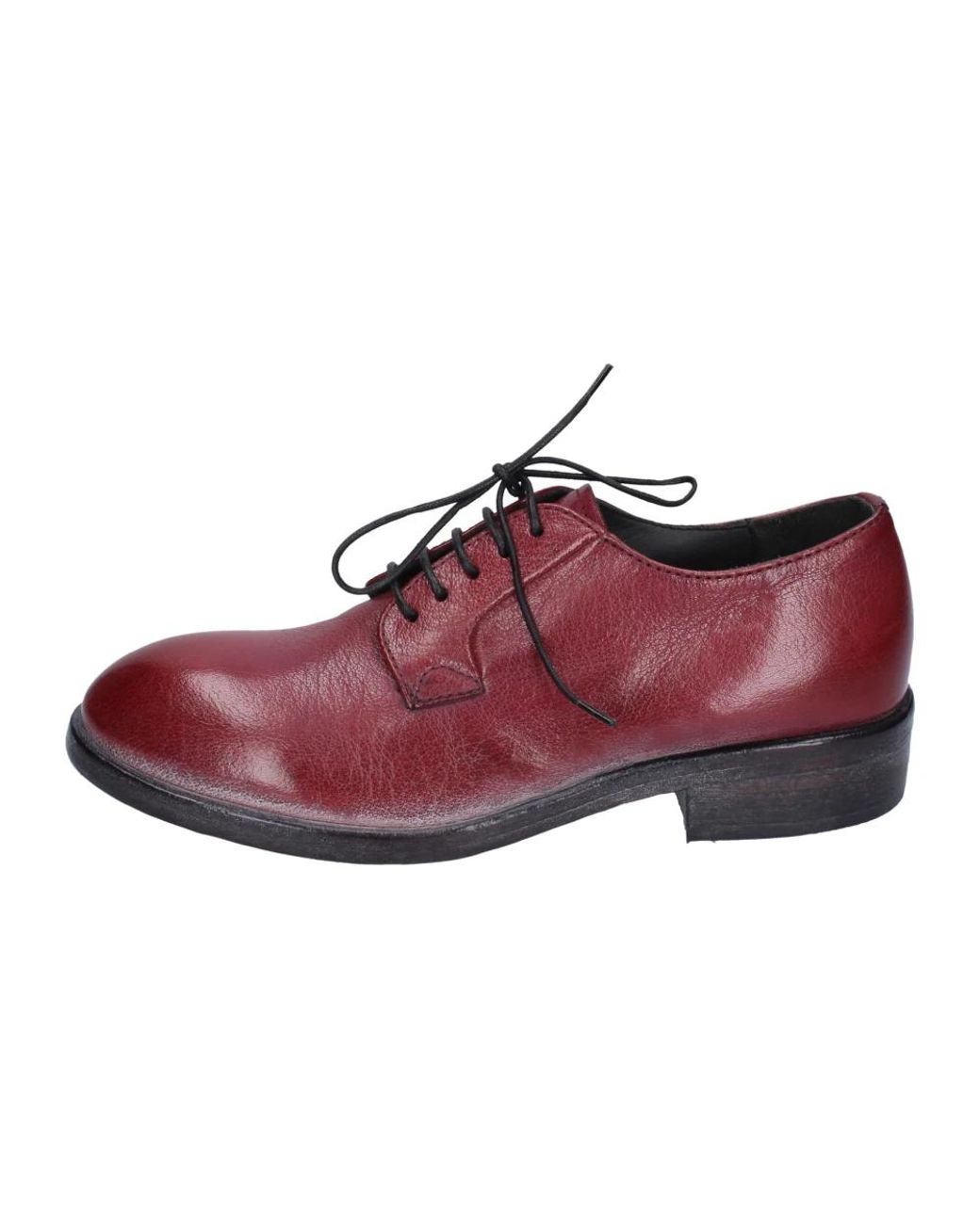 Moma Red Laced Shoes