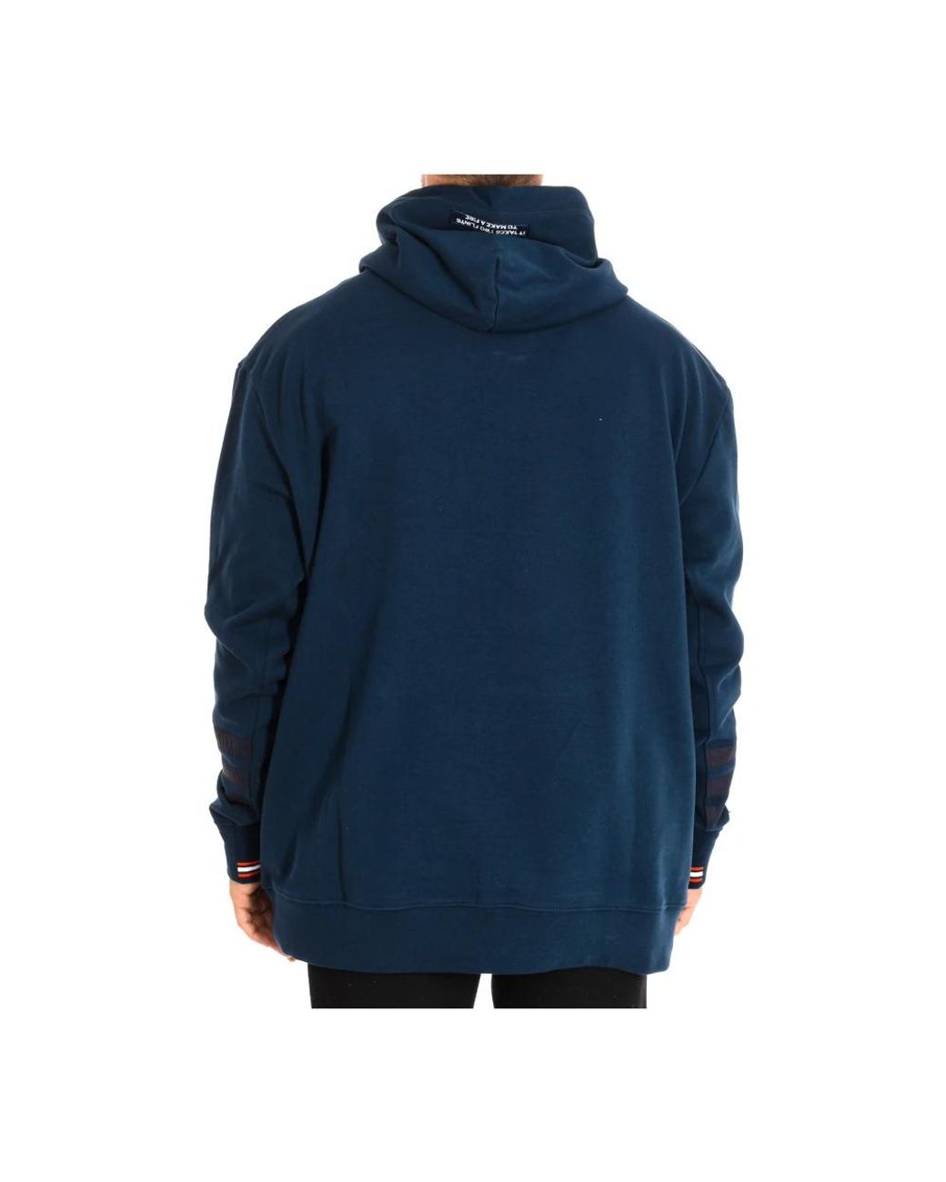 La Martina Blue Hoodies for men