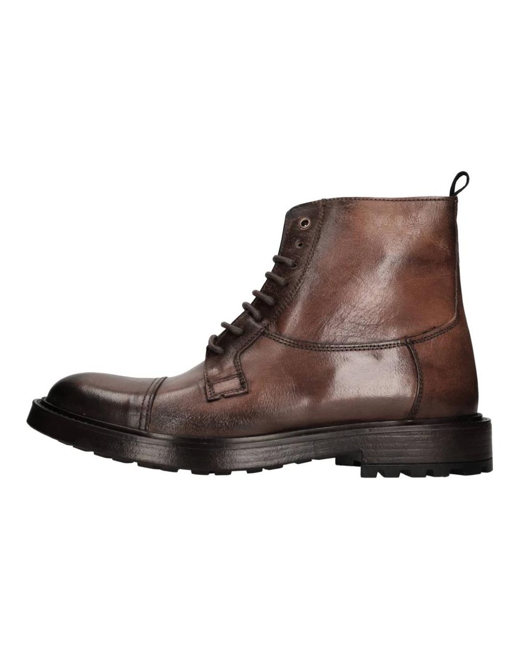 Exton Brown Lace-Up Boots for men
