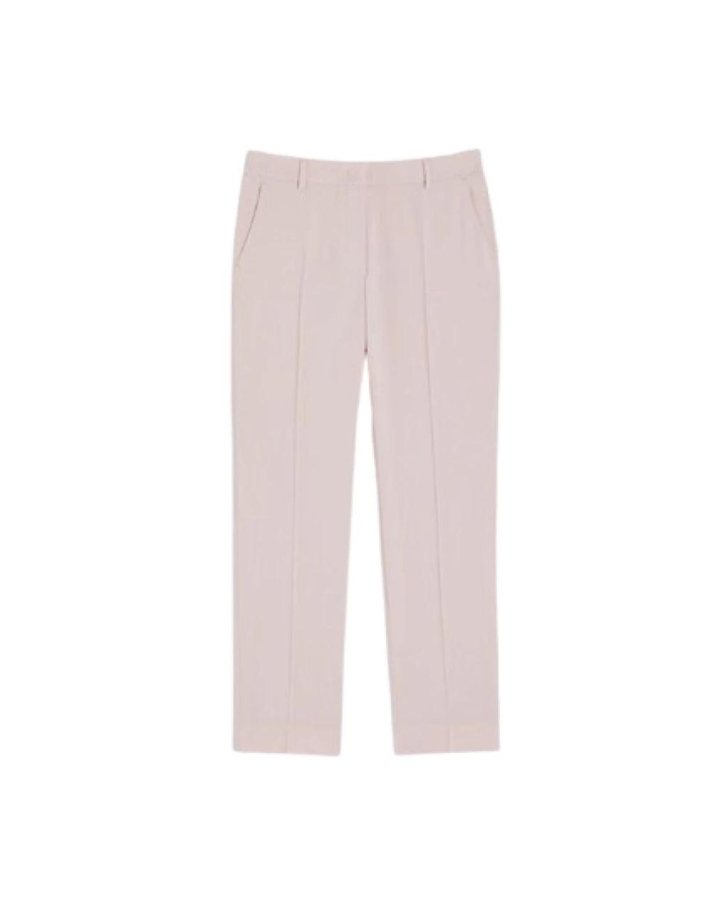 Weekend by Maxmara Pink Slim-Fit Trousers