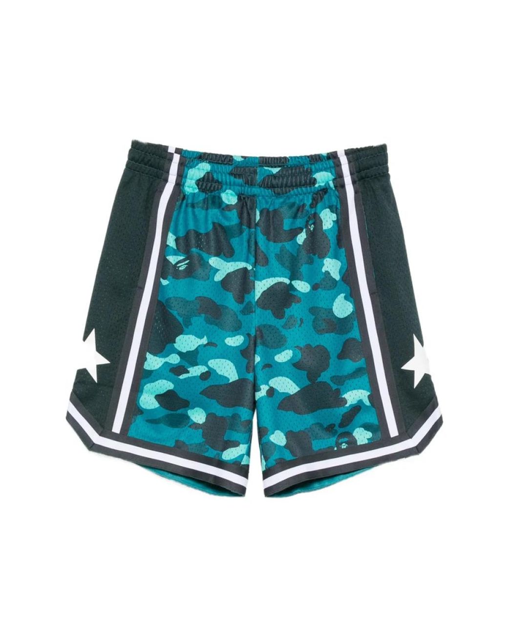 A Bathing Ape Blue Casual Shorts for men