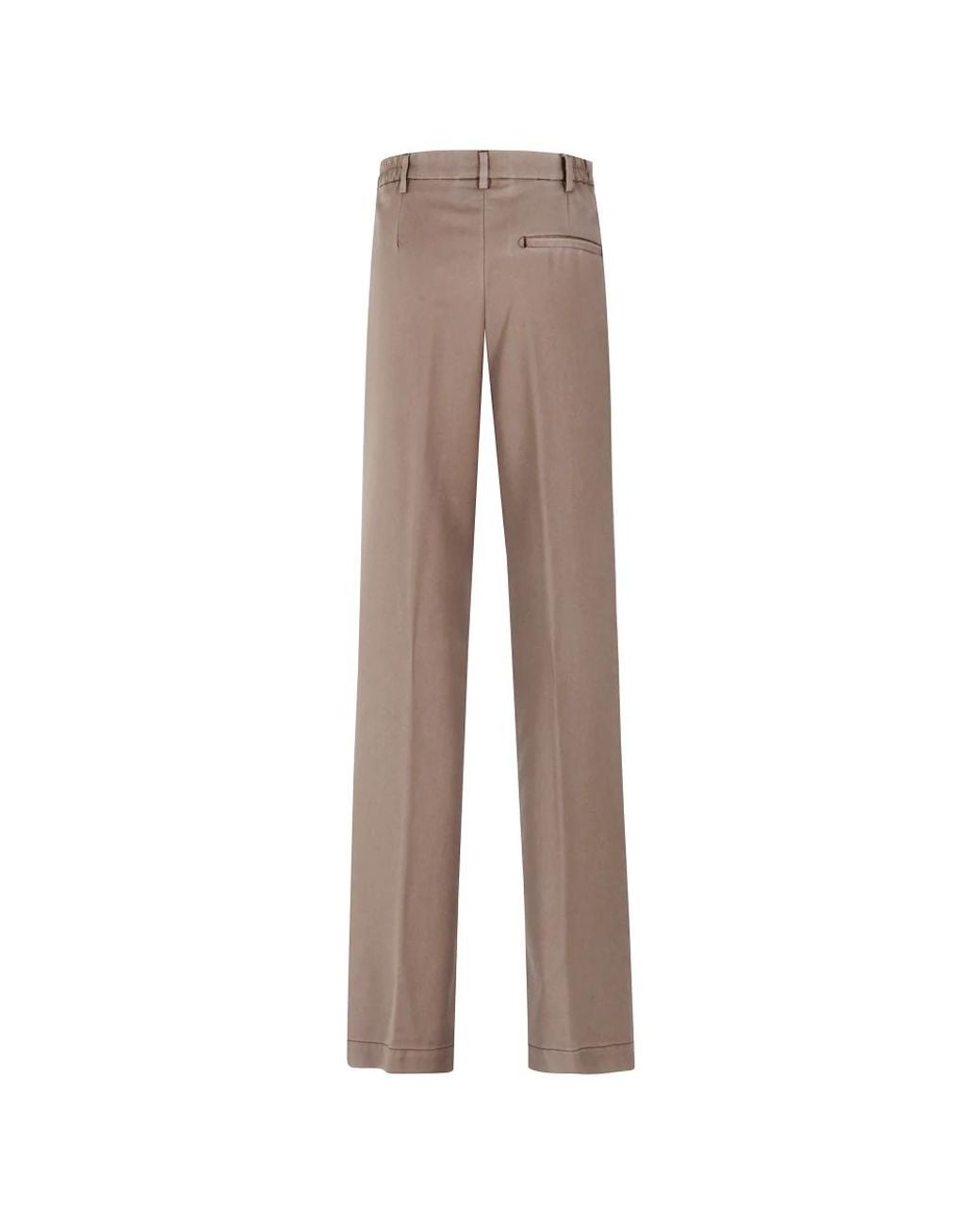 Myths Brown Straight Trousers