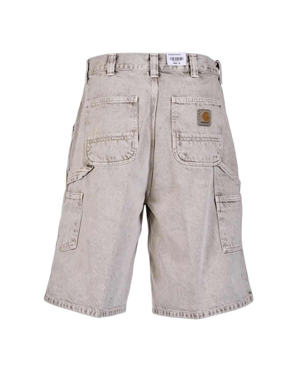 Carhartt Gray Denim Shorts for men