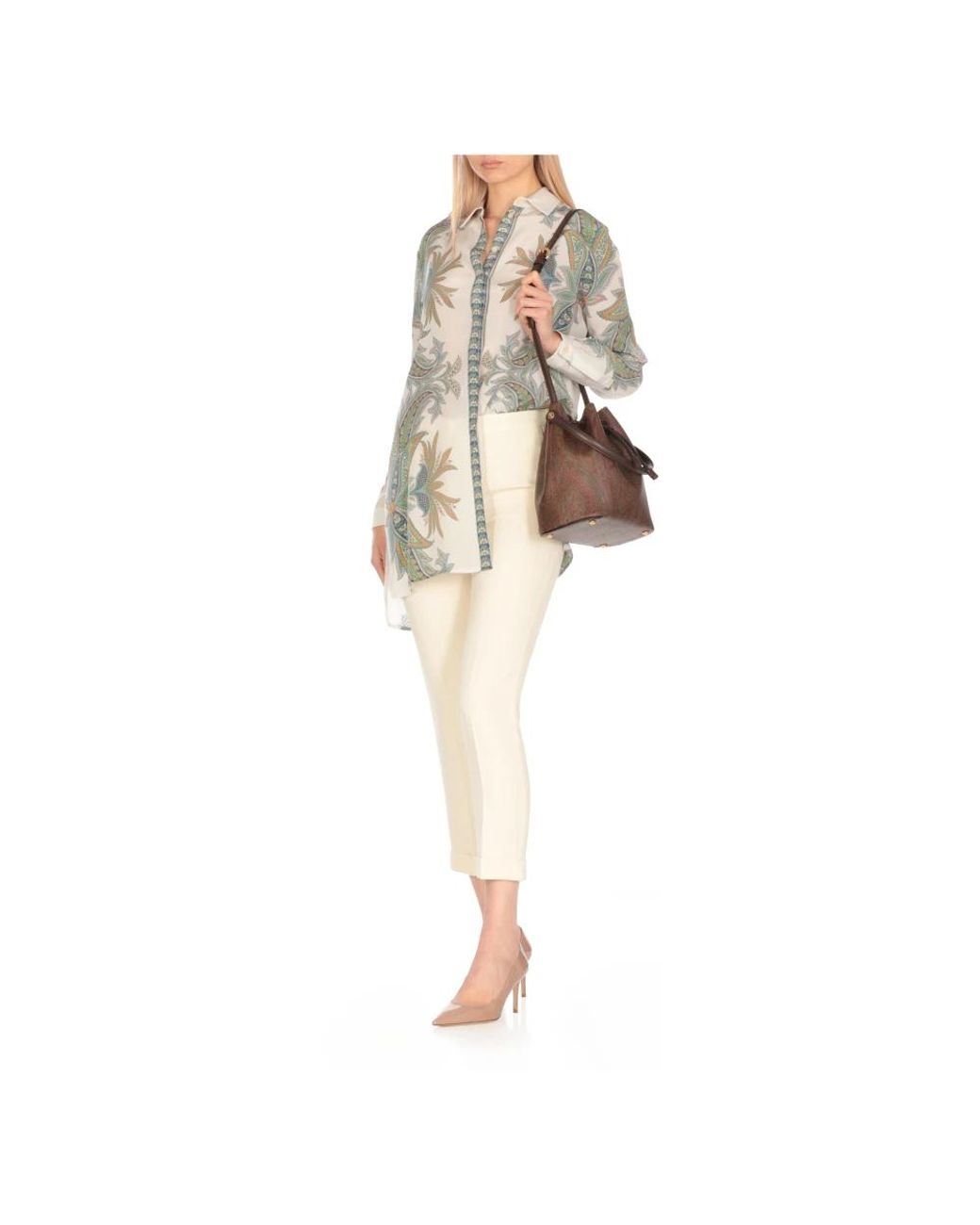 Etro Brown Bucket Bags