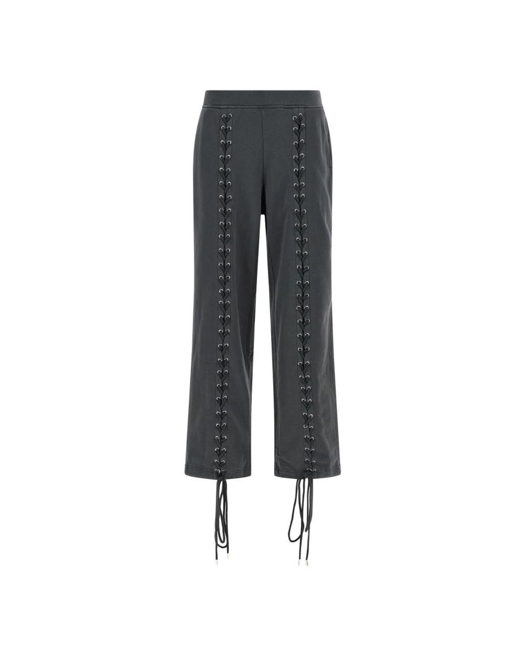 ROTATE BIRGER CHRISTENSEN Gray Straight Trousers