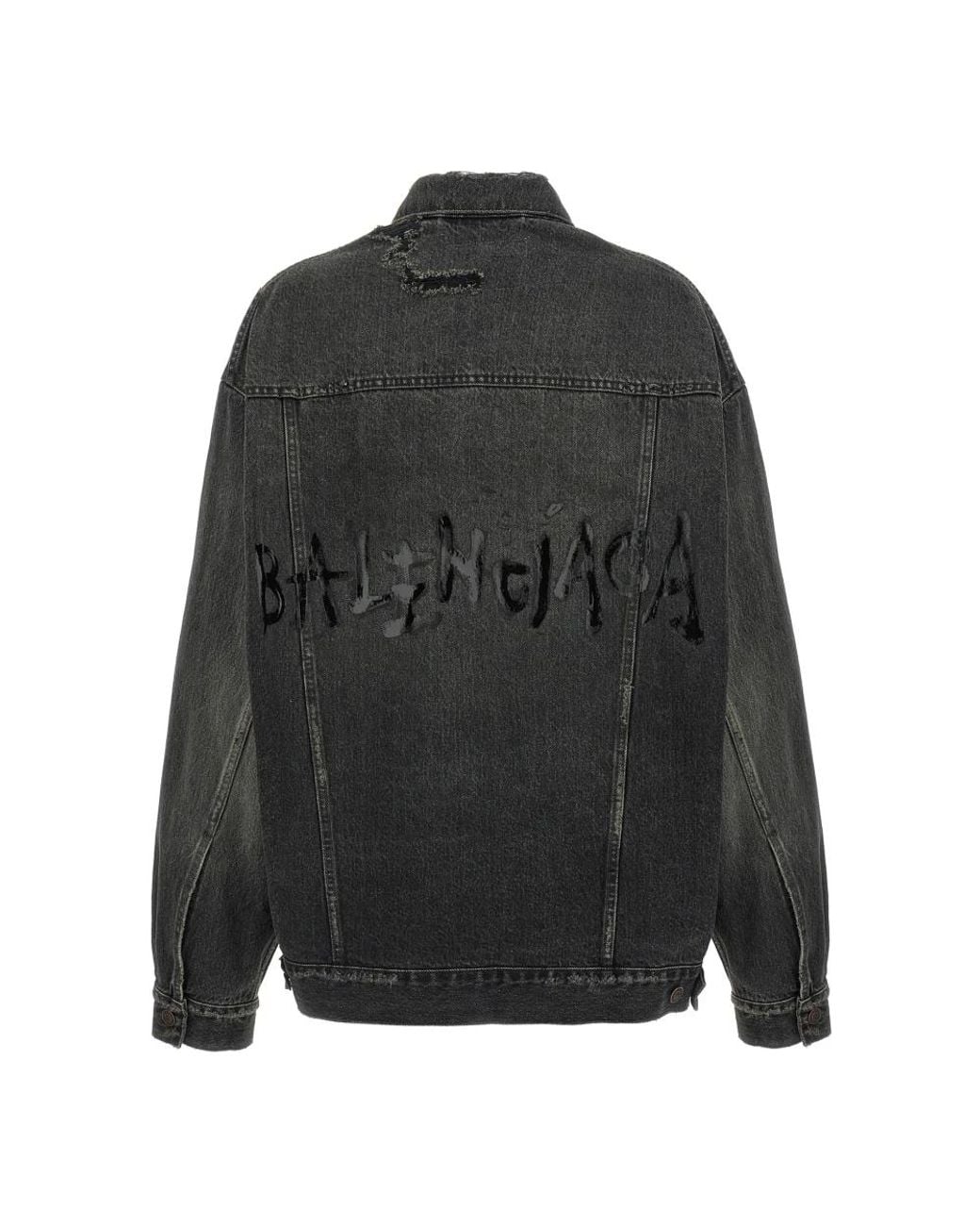 Balenciaga Black Denim Jackets