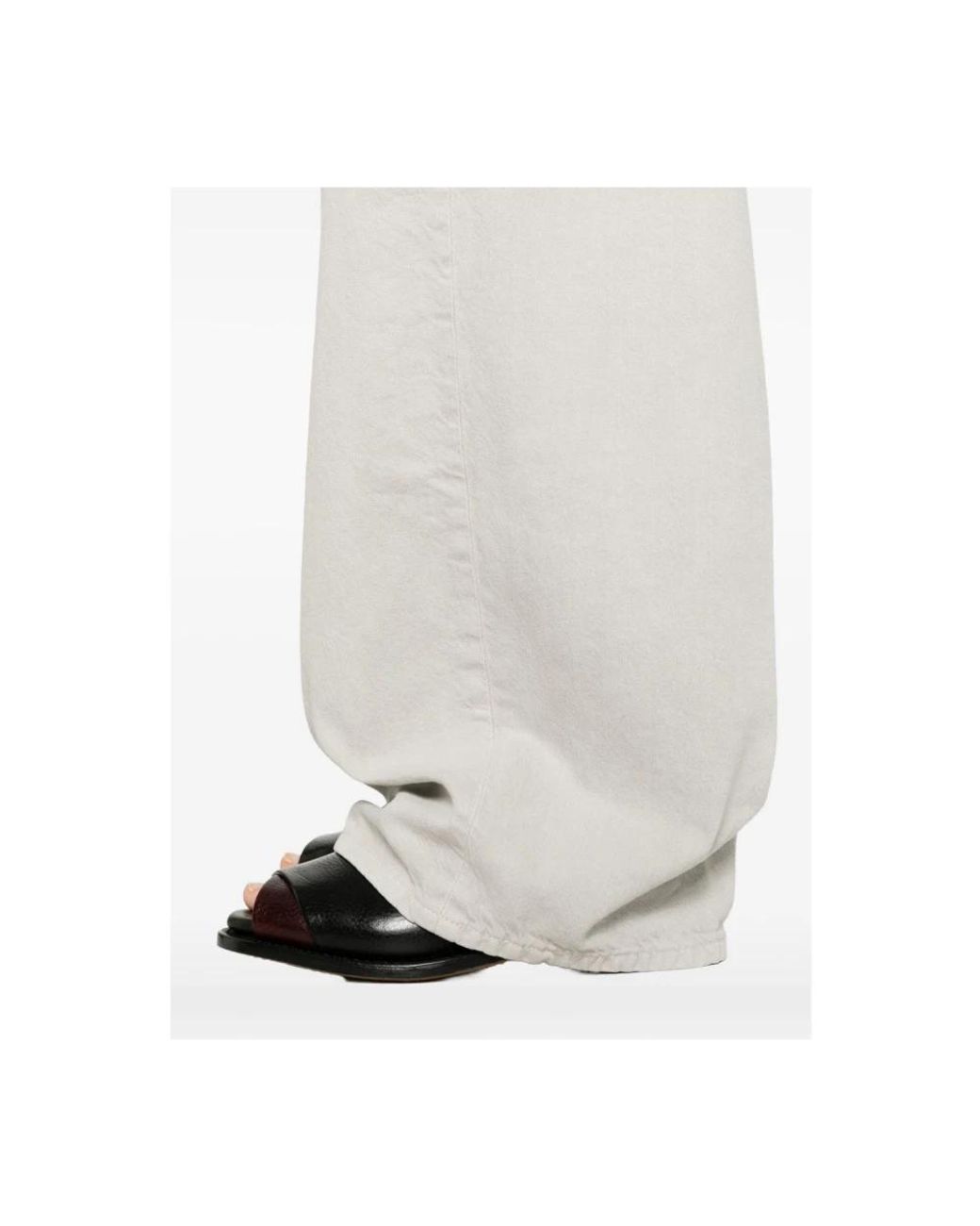 Haikure White Loose Fit Jeans