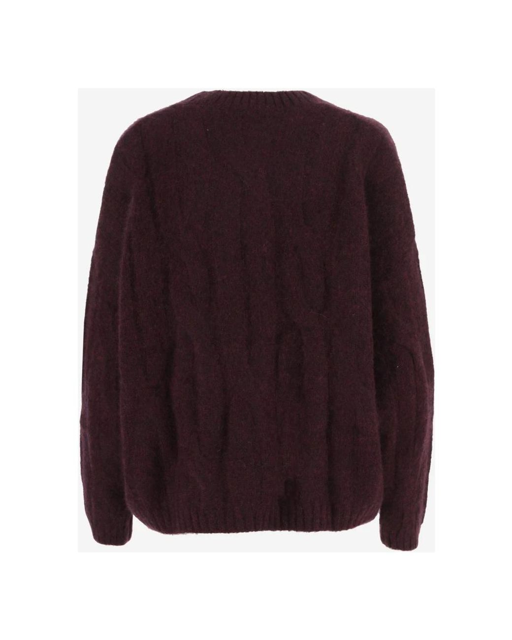 Allude Purple Cashmere Knitwear