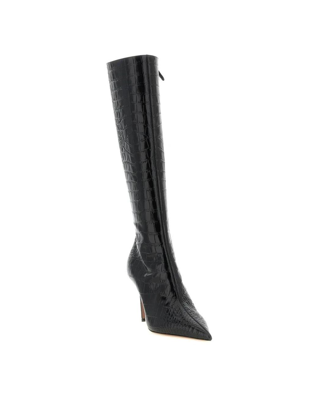Paris Texas Black Heeled Boots