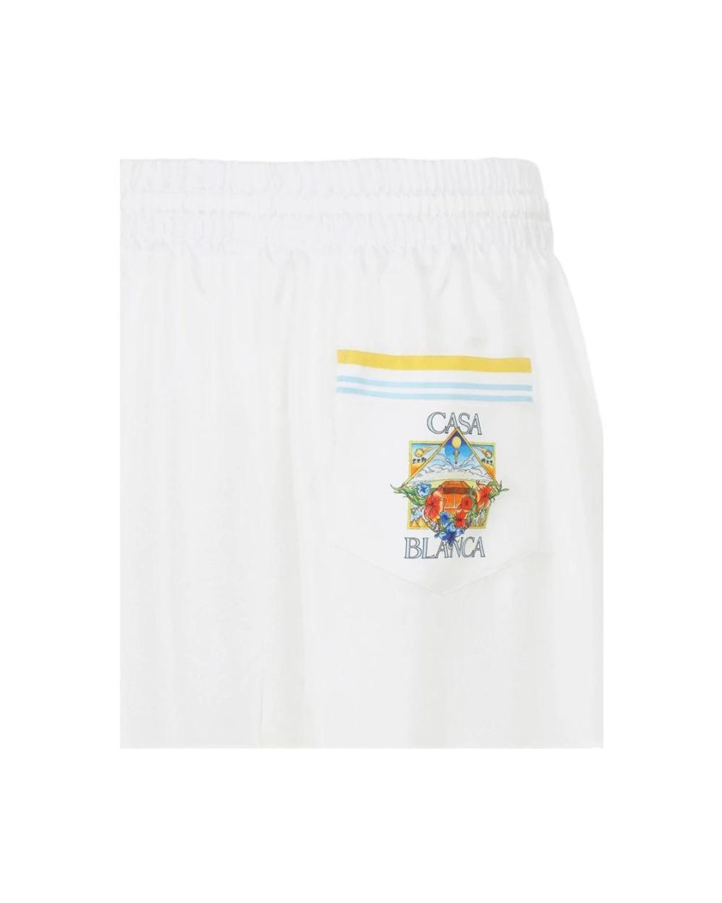 Casablanca White Casual Shorts for men