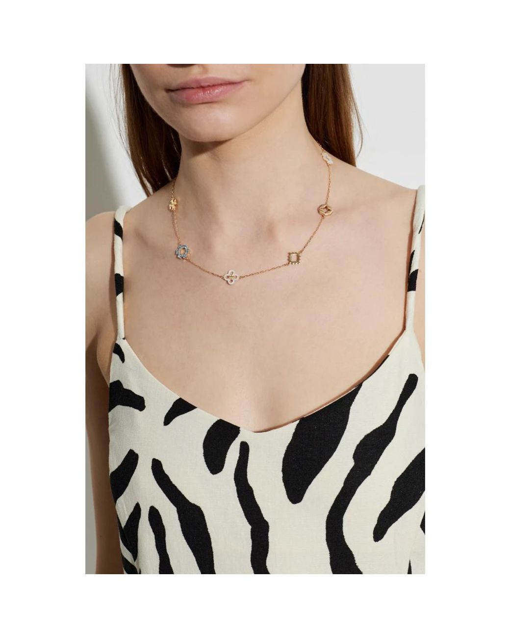 Necklaces Tory Burch en coloris Metallic