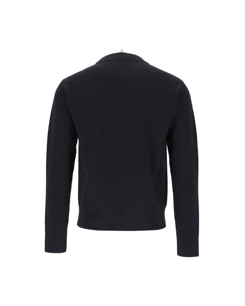 Moncler Blue Round-Neck Knitwear for men
