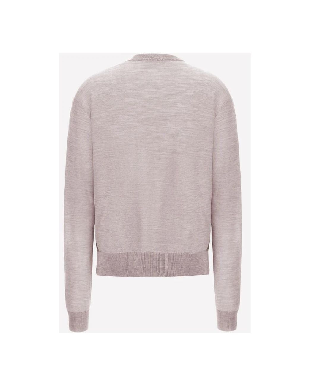 Jil Sander Pink Round-Neck Knitwear