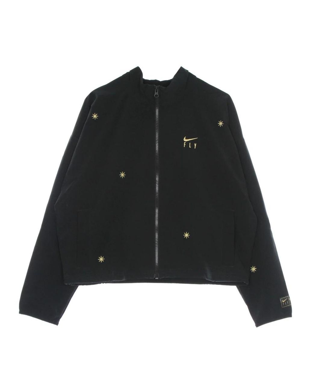 Nike Fitness ,Zwart ,Polyester Seasonal Fly Jacket in het Black