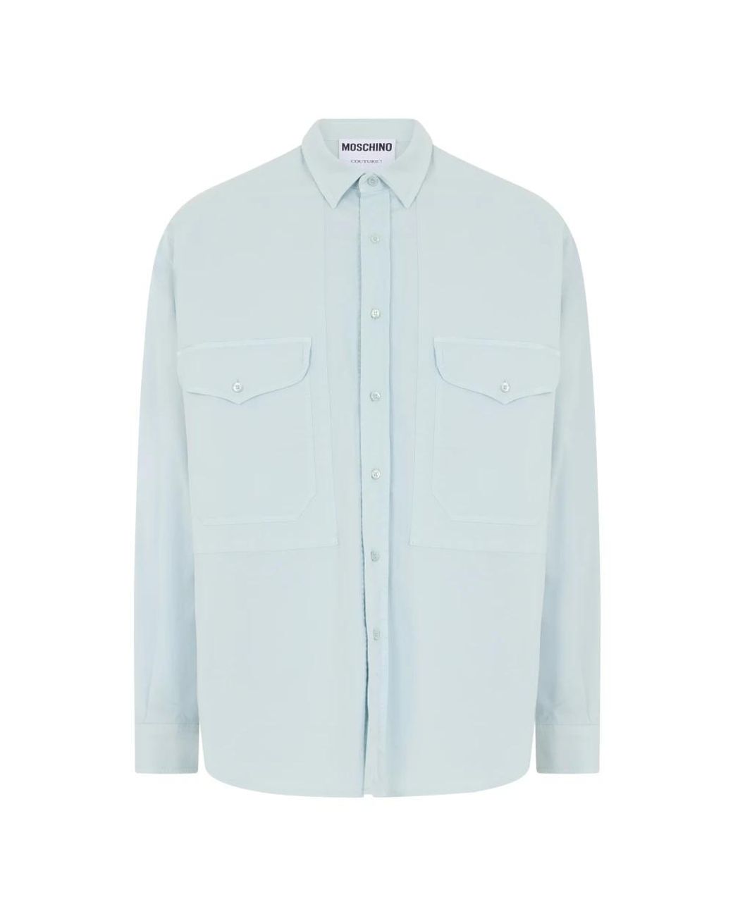 Moschino Blue Casual Shirts for men