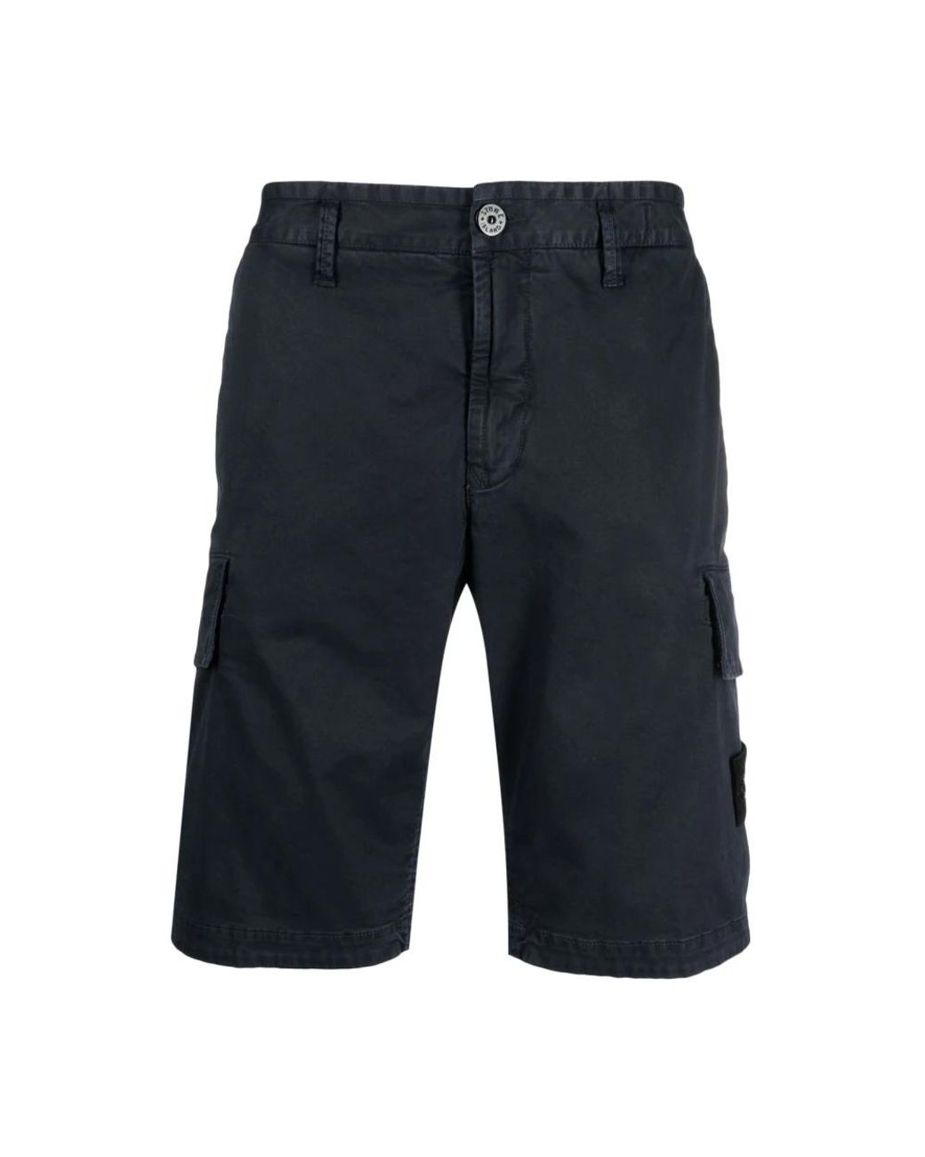 Stone Island Blue Casual Shorts for men