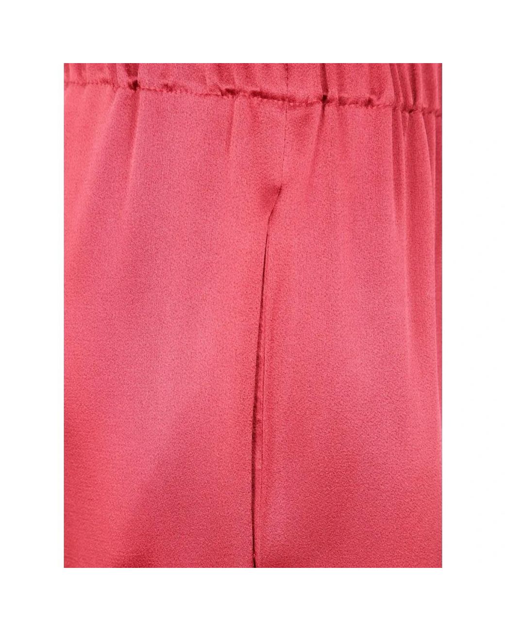 Antonelli Red Wide Trousers