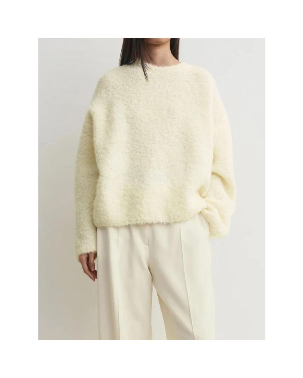 Totême  Natural Round-Neck Knitwear