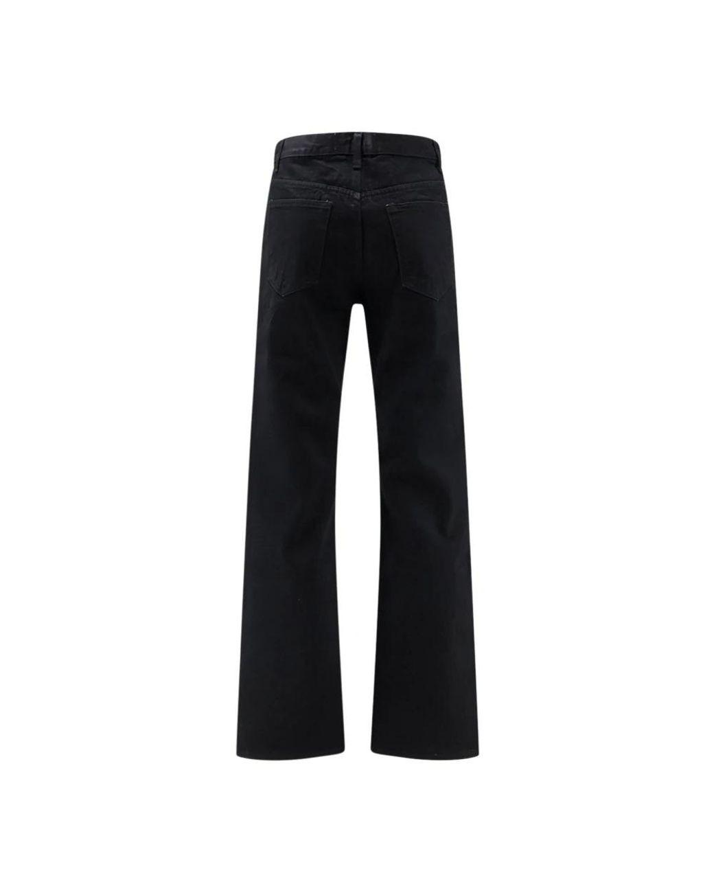 TONYWACK Black Straight Fit Jeans for men