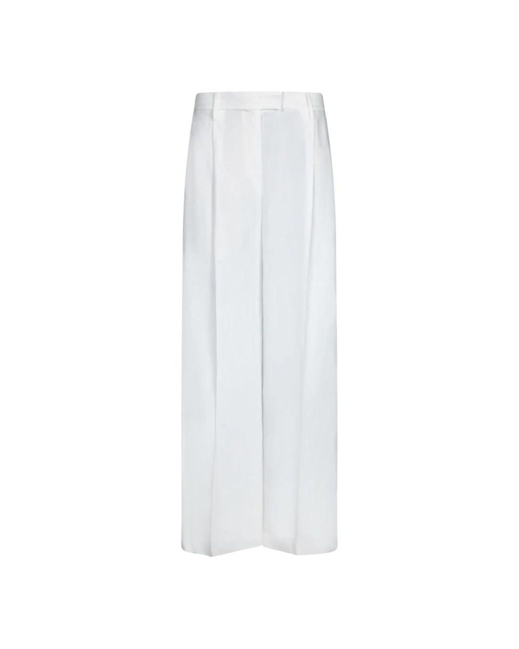 Pinko White Wide Trousers