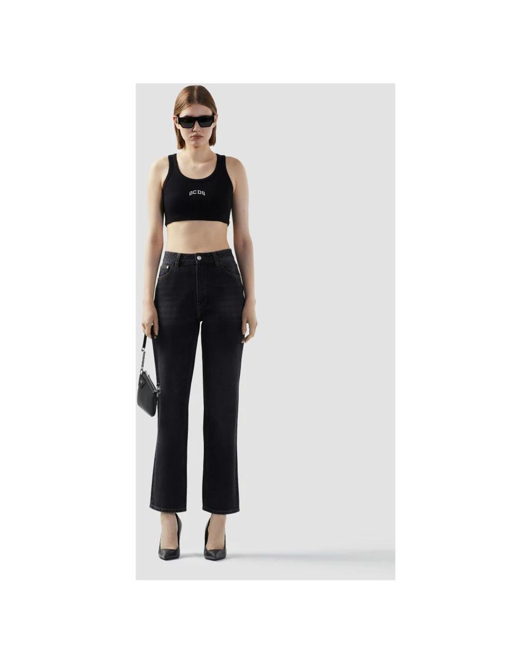 Gcds Blue Straight Fit Jeans