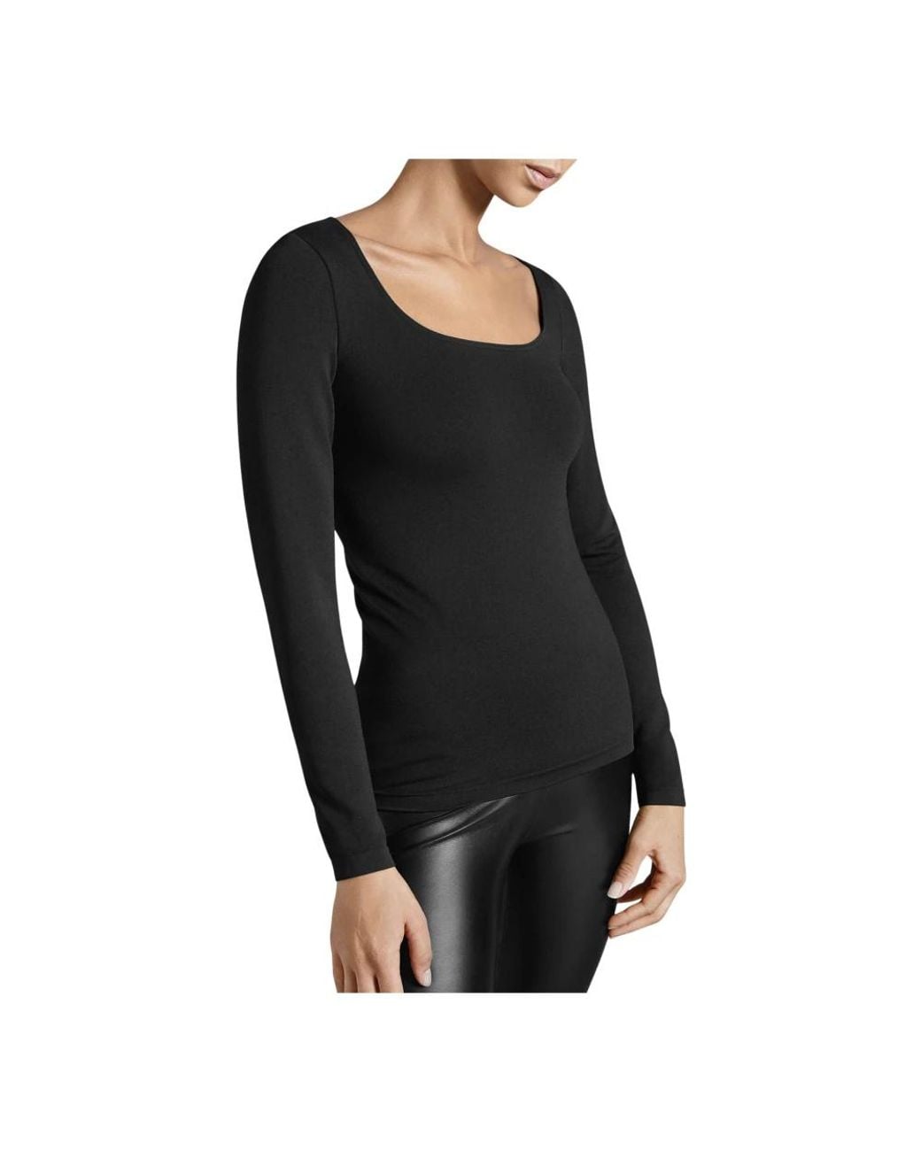 Wolford Black Long Sleeve T-Shirts