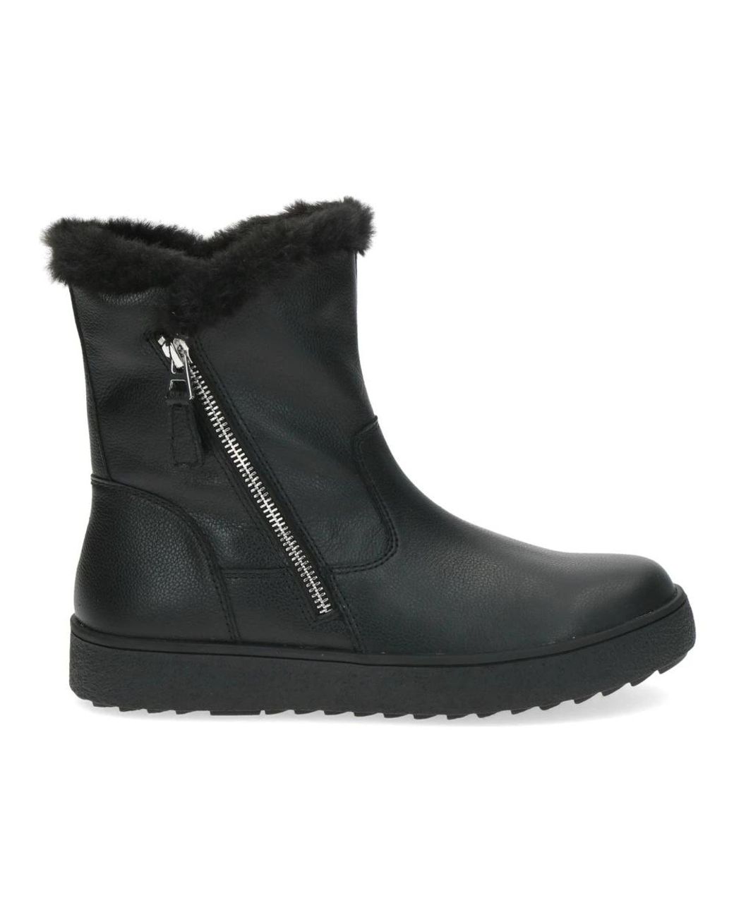 Caprice Black Winter Boots