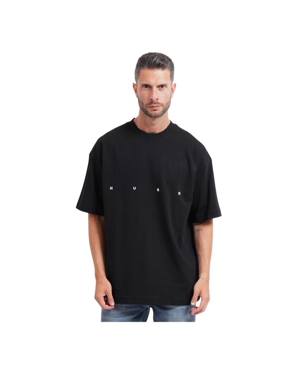 HUGO Black T-Shirts for men